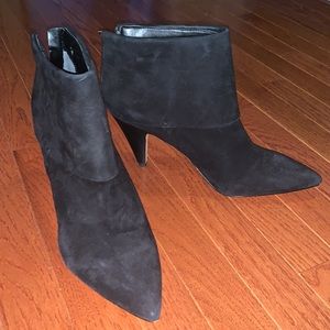 Ivanka Trump Suede Booties